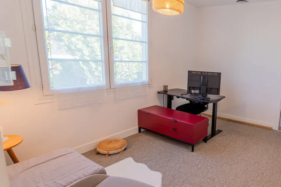 Bureau de la villa pour le télétravail